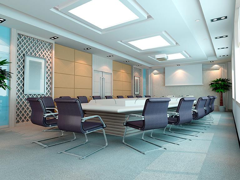 conference room with chairs